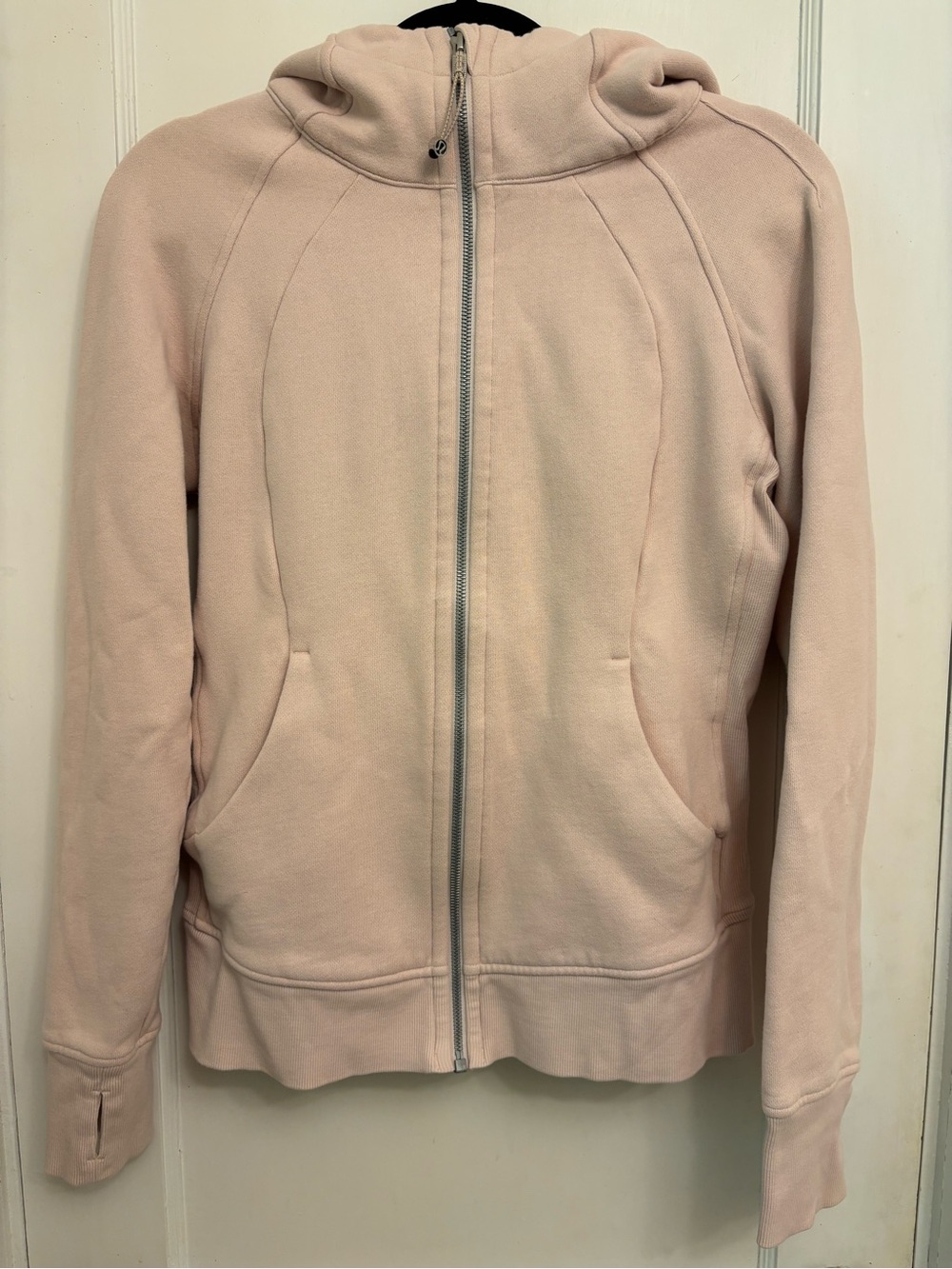 Lululemon Scuba Oversized Full Zip Feather Pink M/L